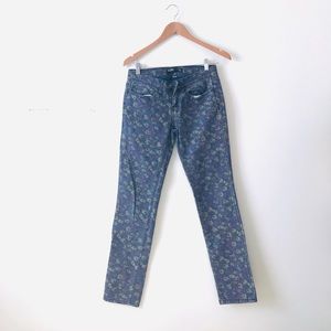 NEW BDG Floral Skinny Mid Rise Jeans